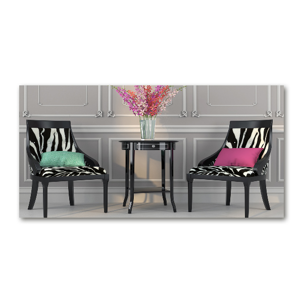 Acrylglas-Druck Zwei Stühle