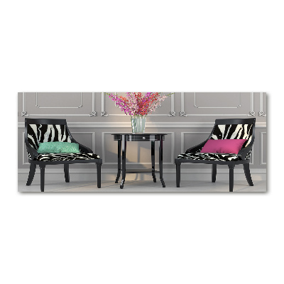 Acrylglas-Druck Zwei Stühle