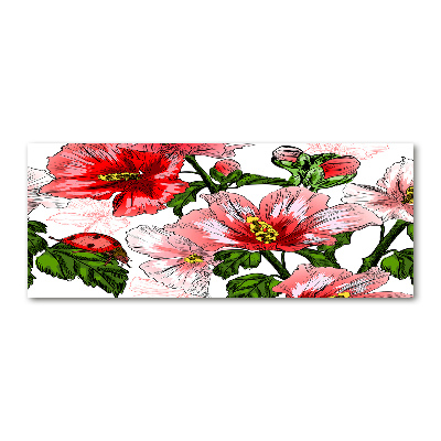 Acrylbild Fotodruck Hibiskus