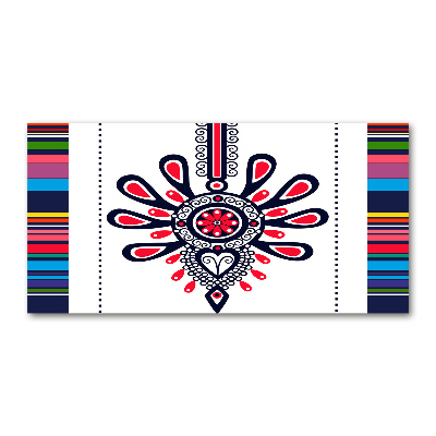 Foto auf Acryl Polnisches Volksmuster