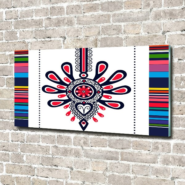 Foto auf Acryl Polnisches Volksmuster