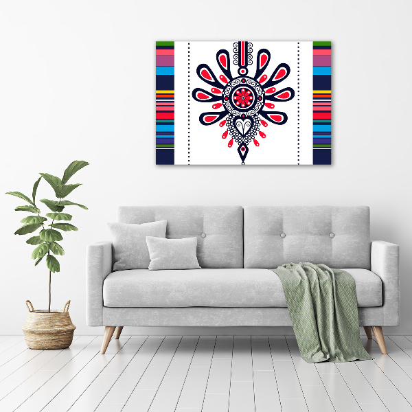 Foto auf Acryl Polnisches Volksmuster