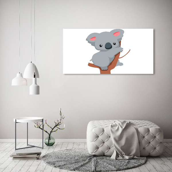 Foto auf Acryl Koala auf einem Baum