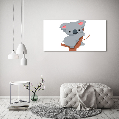 Foto auf Acryl Koala auf einem Baum