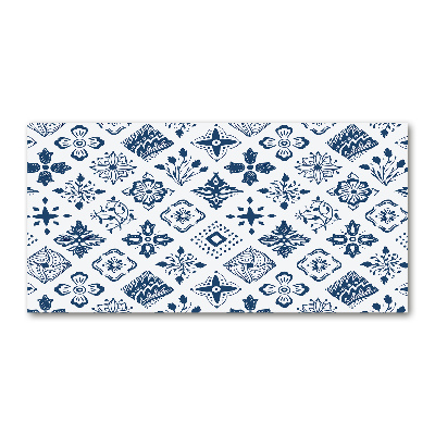 Acrylglas-Druck Blumenmuster