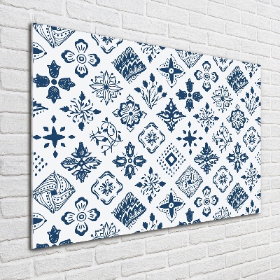 Acrylglas-Druck Blumenmuster