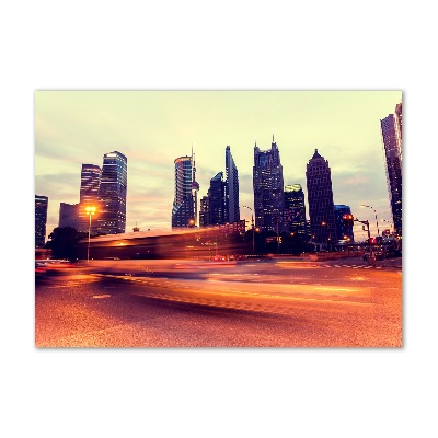 Foto auf Acryl Shanghai bei Nacht