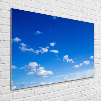 Acrylglas-Druck Wolken am Himmel