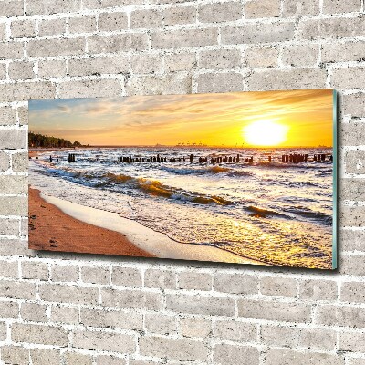 Acrylglas-Druck Sunset Beach