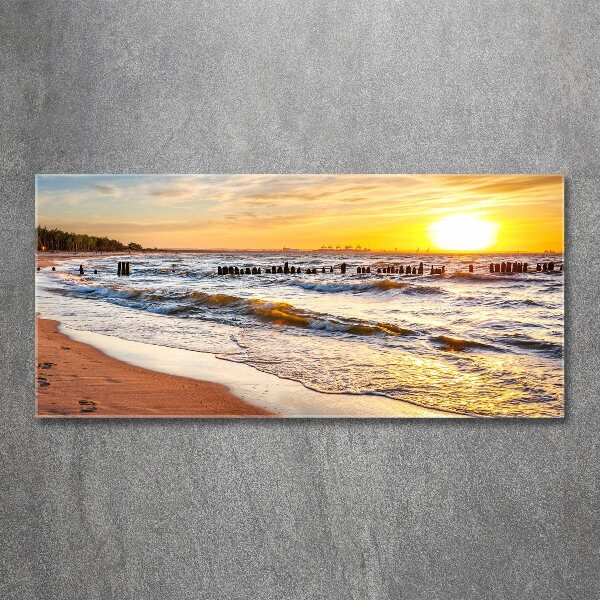 Acrylglas-Druck Sunset Beach