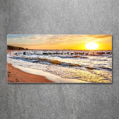 Acrylglas-Druck Sunset Beach