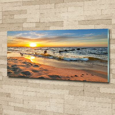 Foto auf Acryl Sunset Beach