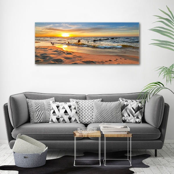 Foto auf Acryl Sunset Beach