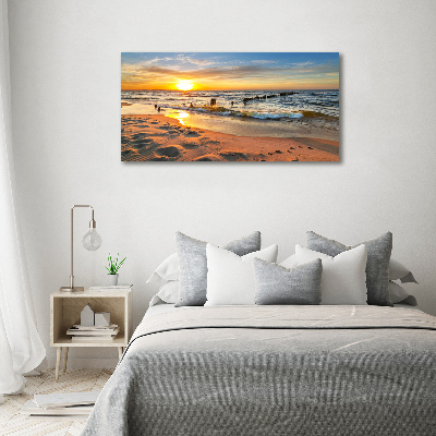 Foto auf Acryl Sunset Beach