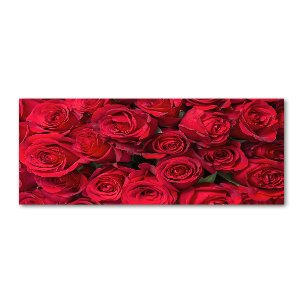 Acrylglas-Druck Rote Rosen