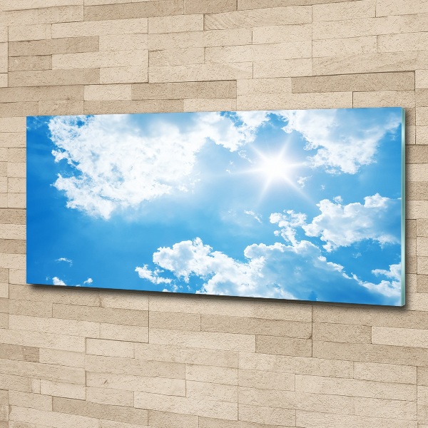 Acrylbild Fotodruck Wolken am Himmel