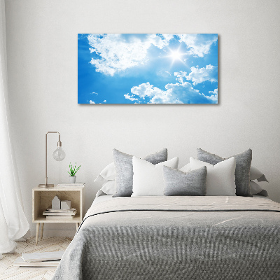 Acrylbild Fotodruck Wolken am Himmel