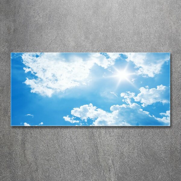 Acrylbild Fotodruck Wolken am Himmel