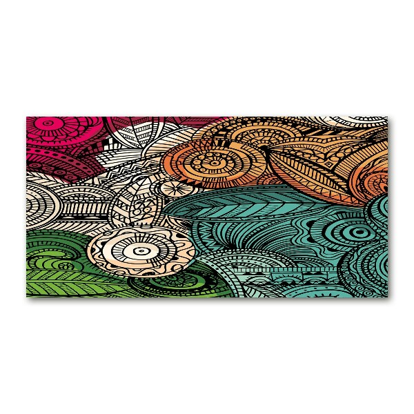 Bild auf Acrylglas Abstrakte Federn