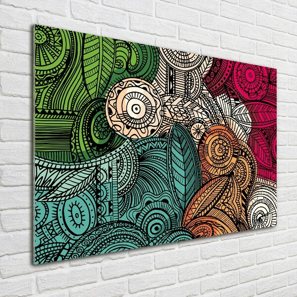 Bild auf Acrylglas Abstrakte Federn