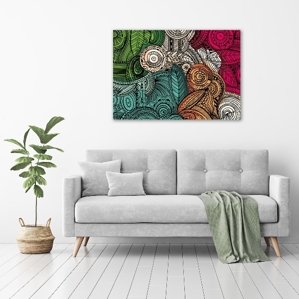 Bild auf Acrylglas Abstrakte Federn