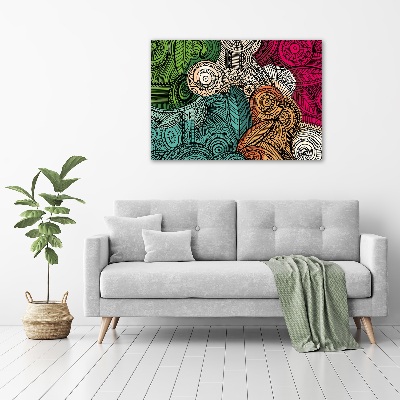 Bild auf Acrylglas Abstrakte Federn