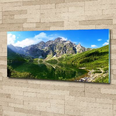 Bild auf Acrylglas Das Meeresauge der Tatra-Berge