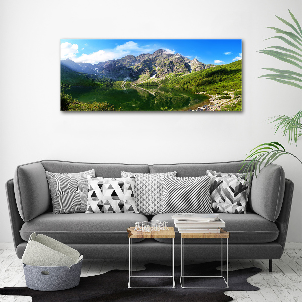 Bild auf Acrylglas Das Meeresauge der Tatra-Berge
