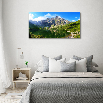 Bild auf Acrylglas Das Meeresauge der Tatra-Berge