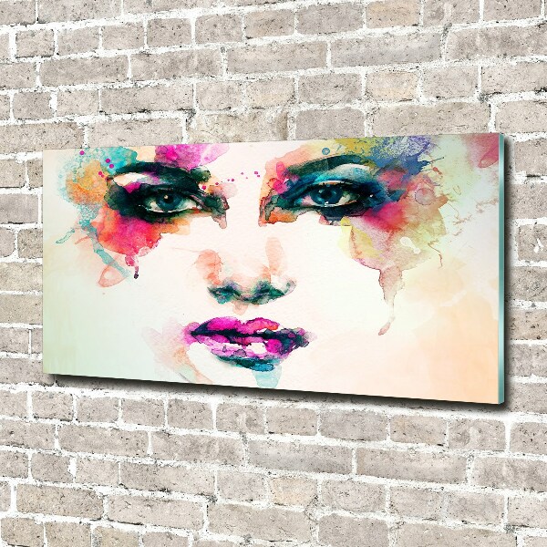 Acrylbild Fotodruck Porträt einer Frau