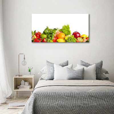 Acrylbild Fotodruck Obst und Gemüse