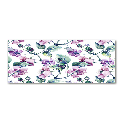 Acrylbild Fotodruck Brombeerblüten