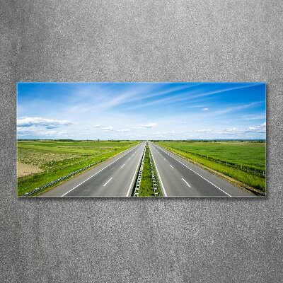 Acrylbild Fotodruck Autobahn