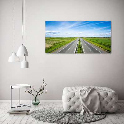 Acrylbild Fotodruck Autobahn