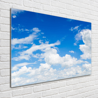 Bild auf Acrylglas Wolken am Himmel