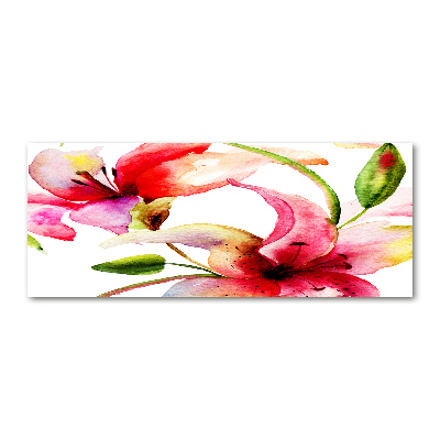 Acrylglas-Druck Lilie