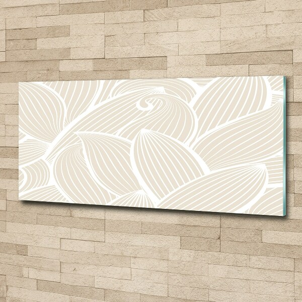 Bild auf Acrylglas Blättermuster