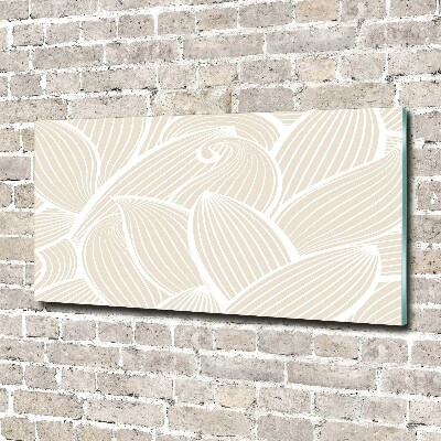 Bild auf Acrylglas Blättermuster