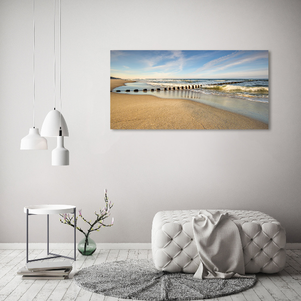 Acrylglas-Druck Strand an der Ostsee