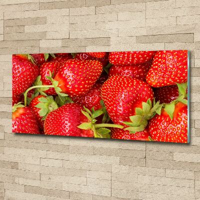 Acrylbild Fotodruck Erdbeeren