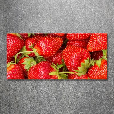 Acrylbild Fotodruck Erdbeeren