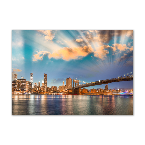 Acrylglas-Druck Brooklyn Bridge