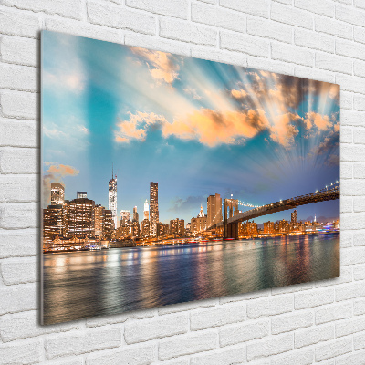 Acrylglas-Druck Brooklyn Bridge