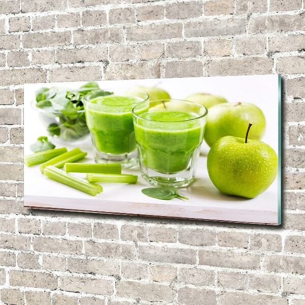 Bild auf Acrylglas Grüner Cocktail