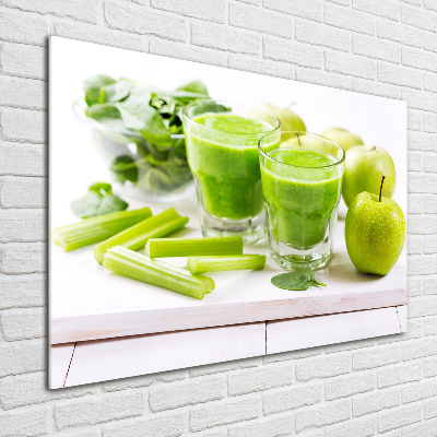 Bild auf Acrylglas Grüner Cocktail