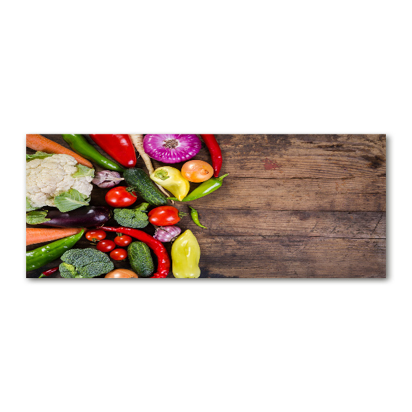 Acrylbild Fotodruck Gemüse