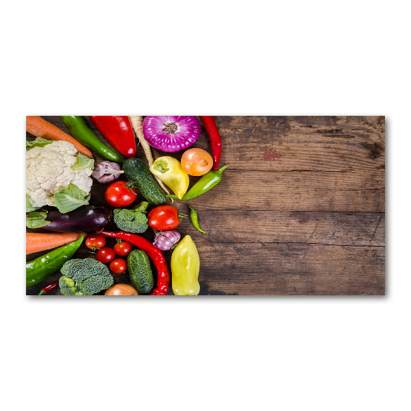 Acrylbild Fotodruck Gemüse