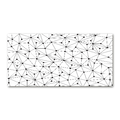 Foto auf Acryl Linien und Kreise