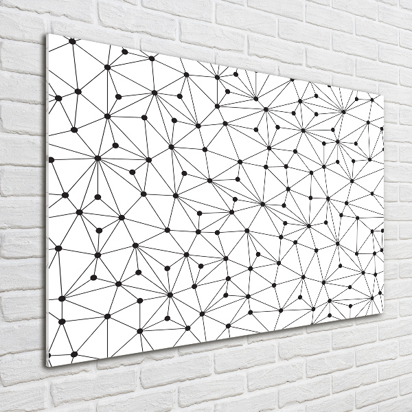 Foto auf Acryl Linien und Kreise