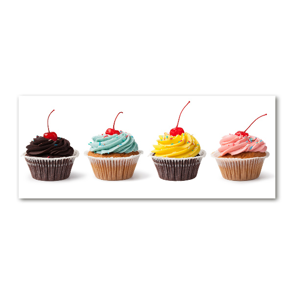 Acrylbild Fotodruck Cupcakes